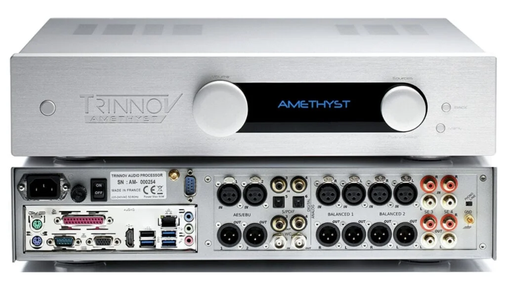 Trinnov Amethyst Stereo 2.0 und 2.2 Vorverstaerker 