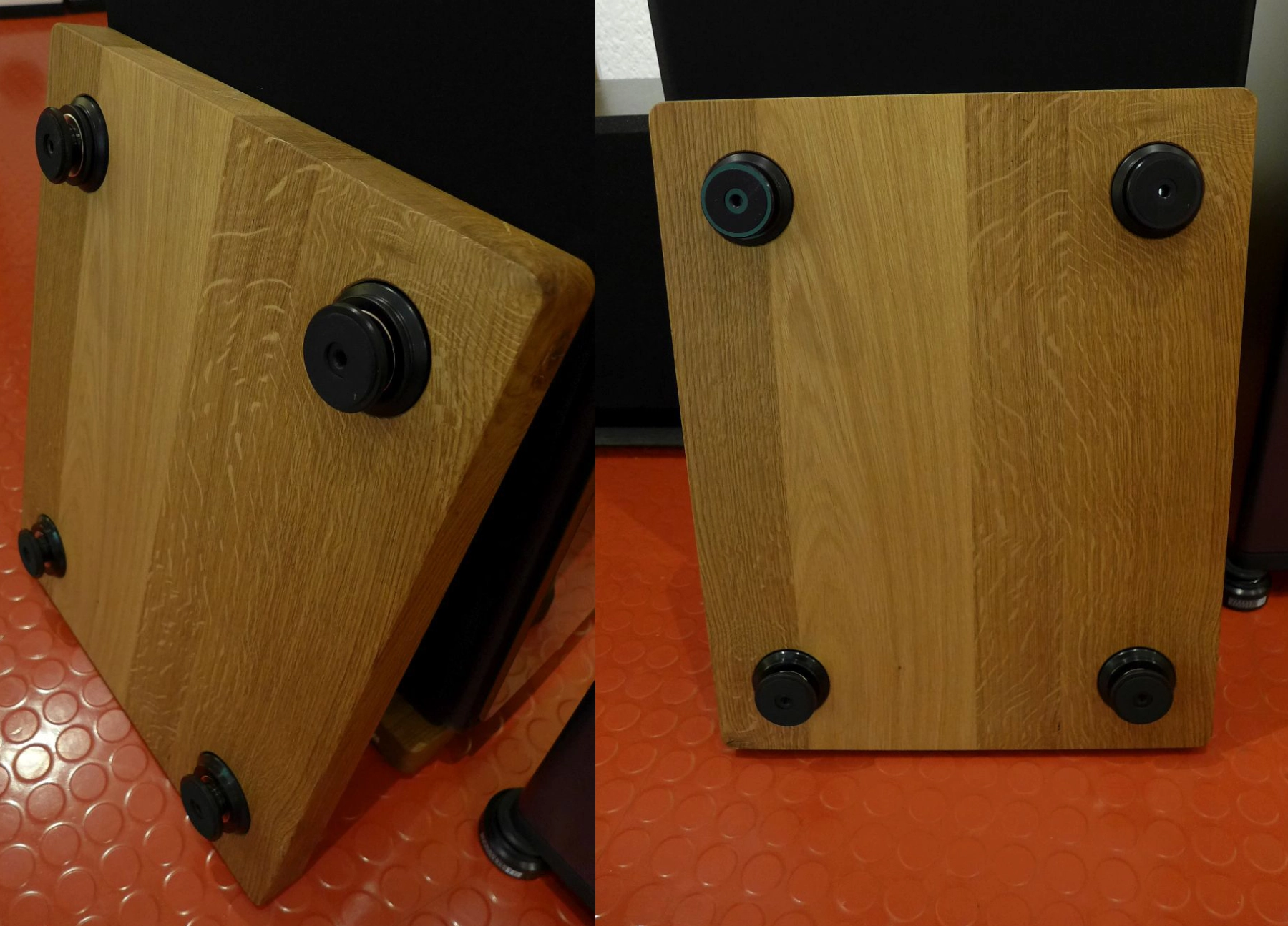 Magaudio Basen mit integrierten Resonance Absorbern, Material Eiche