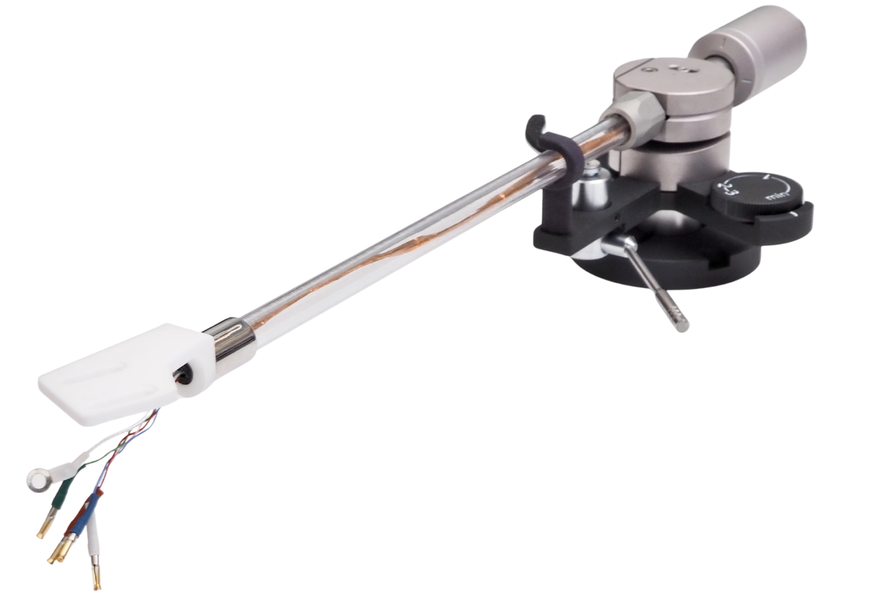 Tonarm Korfaudio aus Saphir schräg von oben