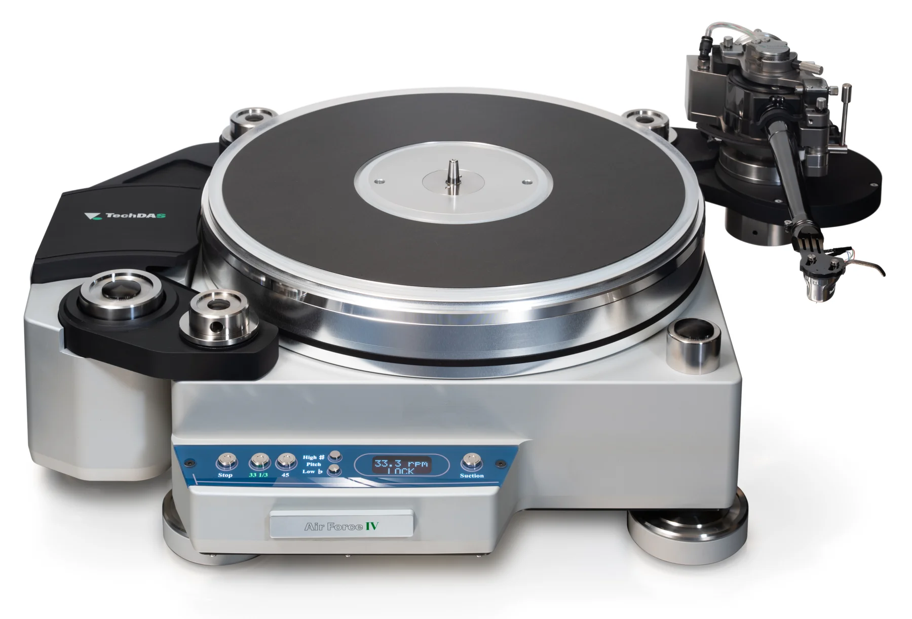 TechDas Air Force 4 mit Tonarm von vorne