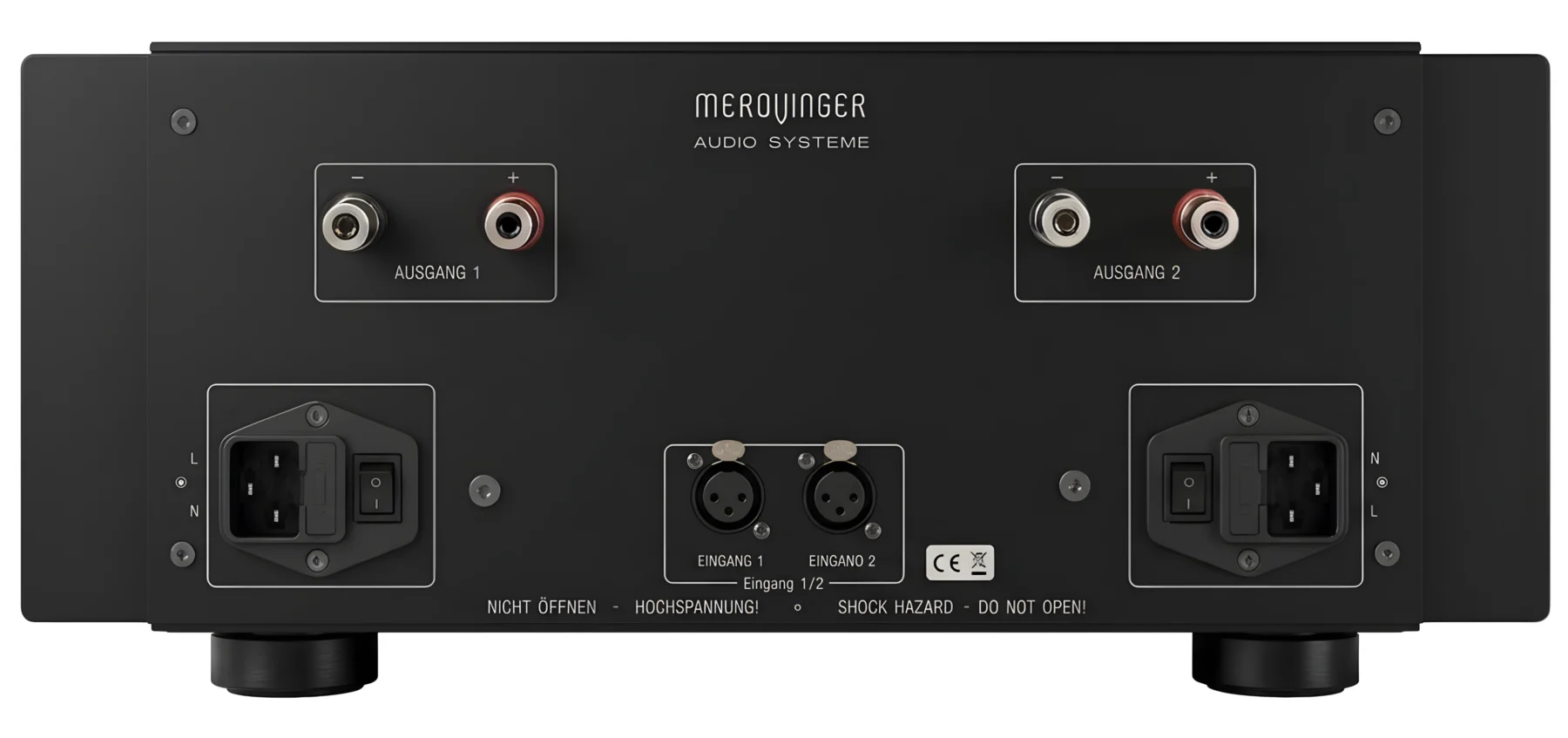 Rückseite der MeroVinger Supreme 2K-2 Endstufe
