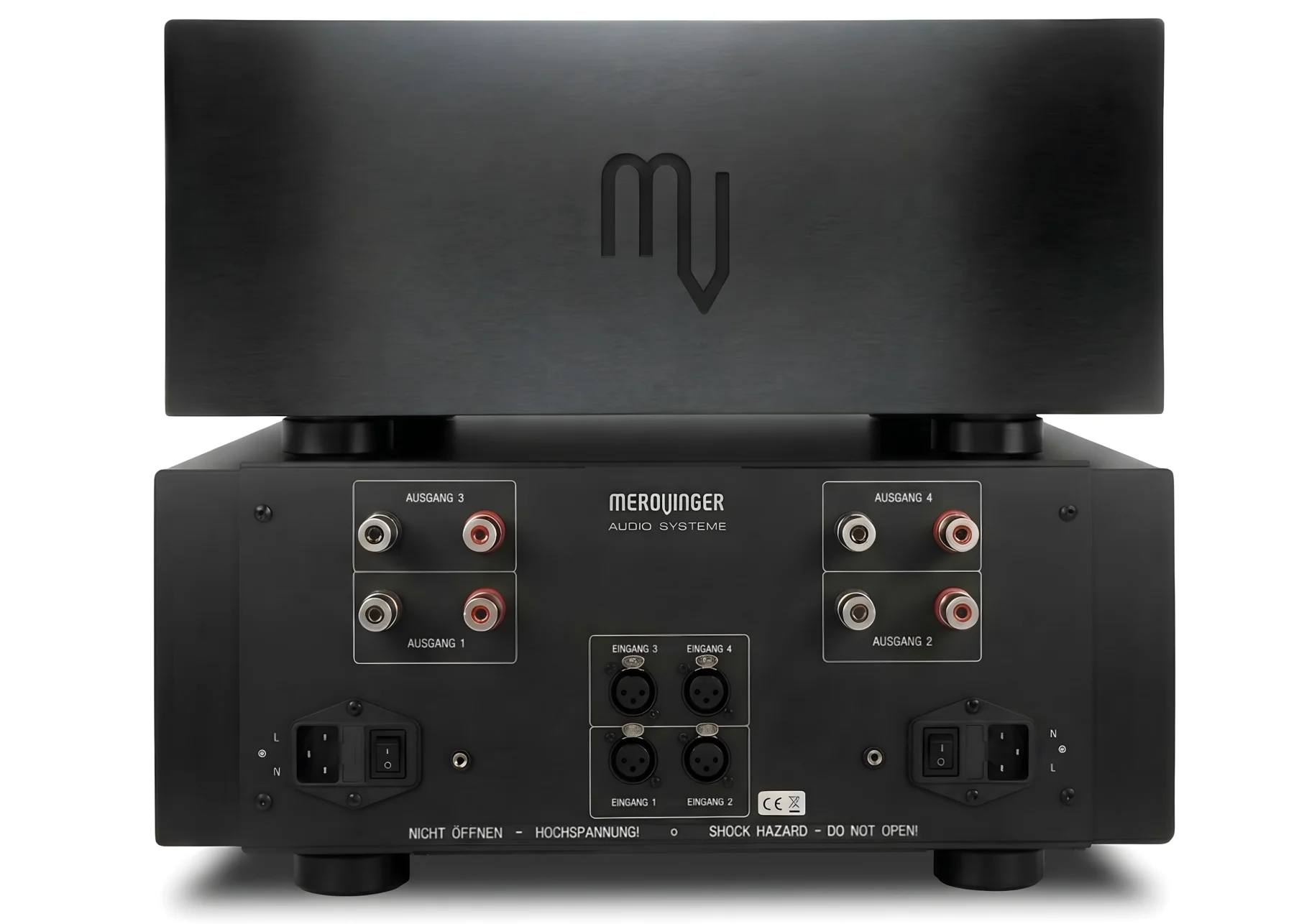 MeroVinger Supreme 2K-4 Endstufe: Front- und Rückansicht