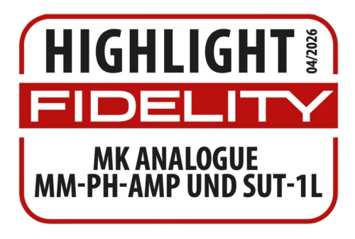 Fidelity Magazin Highlight Logo für MM-PH-AMP und SUT-1L