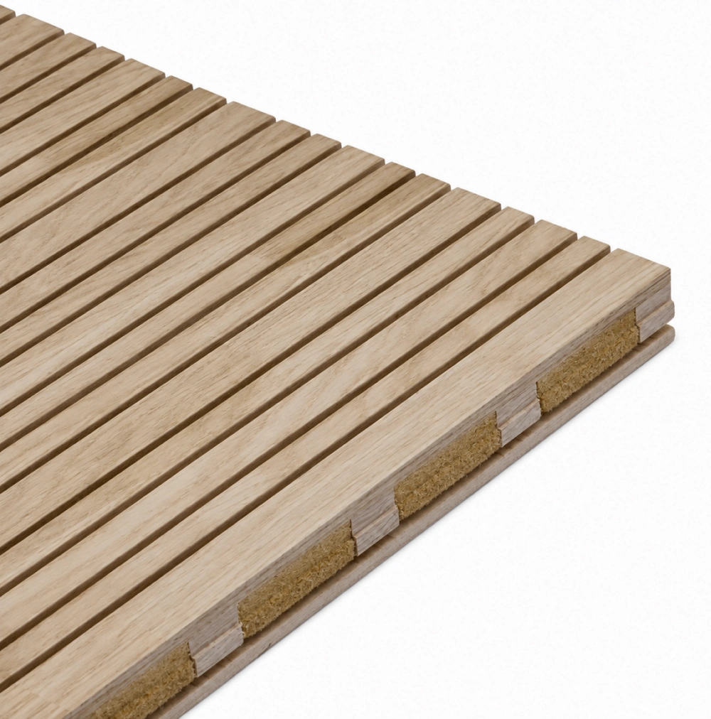 Ligno® Akustik home Weißtanne Profil 12n25-4 mm