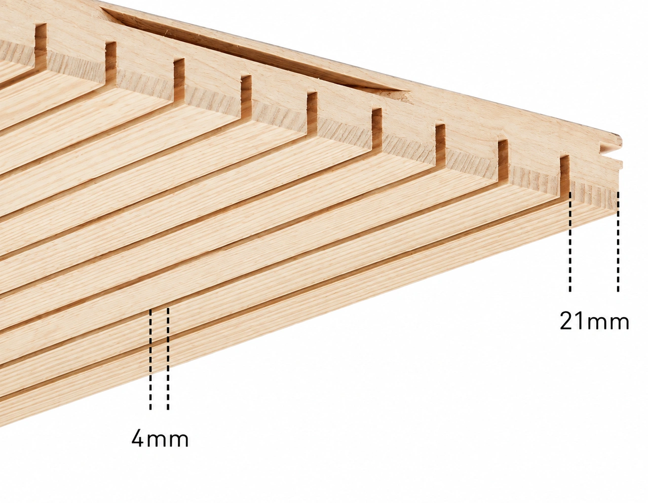 Ligno® Akustik home Weißtanne Profil 21-4 mm
